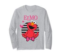 Sesame Street Elmo Cuddle Heart Vibes Cute Friends Retro Long Sleeve T-Shirt
