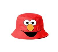 Sesame Street Elmo Face-Children's Bucket Hat, Red, 25 x 15 cm