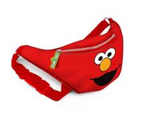 Sesame Street Elmo Face-Small Fancy Fanny Pack, Red, 5 x 14 cm