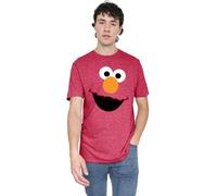 Sesame Street Elmo Face Unisex T Shirt, Red, XX-Large