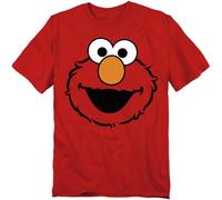 Sesame Street Elmo Full Face Unisex T Shirt, Red, XXX-Large