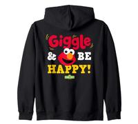 Sesame Street Elmo Giggle And Be Happy Zip Hoodie