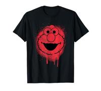 Sesame Street Elmo Graffiti Spray Face T-Shirt