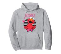 Sesame Street Elmo Happy Cuddle XOXO Cute Friends Heart Love Pullover Hoodie