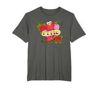 Sesame Street Elmo Hearts And Roses Tattoo T-Shirt