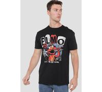 Sesame Street Elmo In Concert Tee T-Shirt, Black | Size: Medium Sesame Street Black M