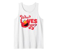 Sesame Street Elmo Love Valentine Hugs Pose BFF Vintage XOXO Tank Top