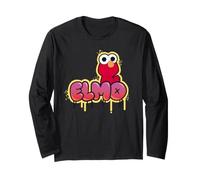 Sesame Street Elmo Simple Graffiti Tag Long Sleeve T-Shirt