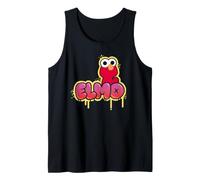 Sesame Street Elmo Simple Graffiti Tag Tank Top