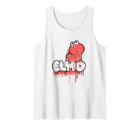 Sesame Street Elmo Simple Spray Paint Graffiti Tag Tank Top