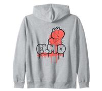 Sesame Street Elmo Simple Spray Paint Graffiti Tag Zip Hoodie