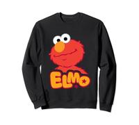 Sesame Street Elmo Star Bubble Text Sweatshirt