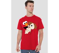 Sesame Street Elmo Tango Face T Shirt, Red Sesame Street Red L