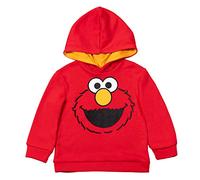 Sesame Street Elmo Toddler Boys Fleece Pullover Hoodie Red 2T