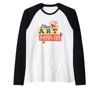 Sesame Street Elmo's Art Supplies Raglan Baseball Tee