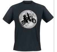 Sesame Street Ernie and Bert - Moonlight Bikers T-Shirt black 4XL