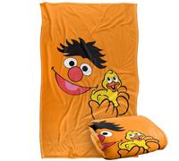 Sesame Street Ernie Holding Rubber Duckie Silky Touch Super Soft Throw Blanket 91 x 147 Cm