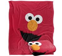 Sesame Street Face Elmo Blanket Multicoloured (One Size)