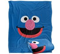 Sesame Street Face Grover Blanket Multicoloured (One Size)