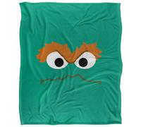 Sesame Street Face Oscar The Grouch Blanket