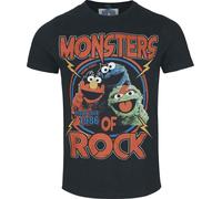Sesame Street Famous Forever - Monsters Of Rock T-Shirt black L