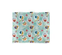 Sesame Street Festive Heads Pattern Silky Touch Super Soft Throw Blanket 152 X 127 cm in White Sesame Street White 152 X 127 cm
