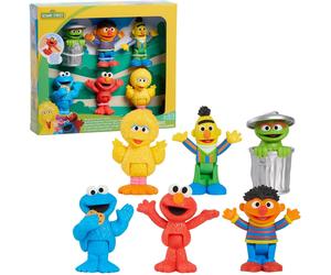 Sesame Street Figure Box 6 Characters 7cm Muppets Original Protagonists