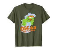 Sesame Street Flat Oscar the Grouch T-Shirt
