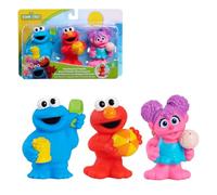 Sesame Street Floating Fun Friends 3-Piece Set Water Squirters Bath and Pool Toys, Officially Licensed Kids Toys for Ages 2 Up by Just Play