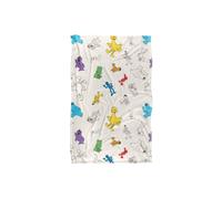 Sesame Street Full Character Pattern Silky Touch Super Soft Throw Blanket | Size: Large Sesame Street Multicolor Large