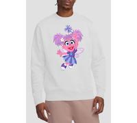 Sesame Street Furry Friends Forever Abby Cadabby Sweatshirt, White | Size: Medium Sesame Street White M