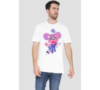 Sesame Street Furry Friends Forever! Abby Cadabby T Shirt, White Sesame Street White XL
