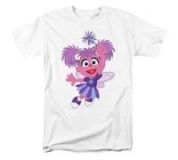 Sesame Street Furry Friends Forever! Abby Cadabby Unisex T Shirt, White, XX-Large