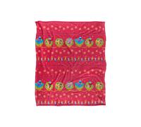 Sesame Street Furry Friends Forever Wreath Pattern Silky Touch Super Soft Throw Blanket 152 X 127 cm Sesame Street White One Size