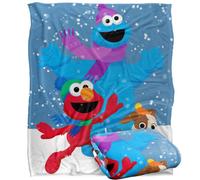 Sesame Street Furry Friends Snow Blanket Multicoloured (One Size)