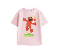 Sesame Street Girls Elmo Hearts Short-Sleeved T-Shirt