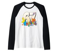 Sesame Street Group 67 Icon Raglan Baseball Tee