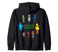 Sesame Street Group Sketch Character Zip Hoodie