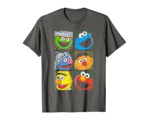 Sesame Street Group Squares T-Shirt