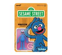 Super7 - Sesame Street - ReAction Figures Wv5 - Grover [New Toy] Action Figure