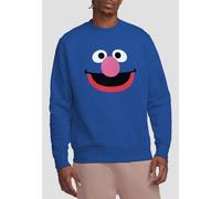 Sesame Street Grover Face Sweatshirt, Royal Sesame Street Royal XXL