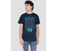 Sesame Street Grover Hello Everybody T Shirt, Navy Sesame Street Navy M
