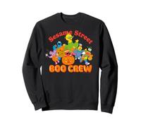 Sesame Street Halloween Boo Crew Trick Treat Scary Fun Retro Sweatshirt