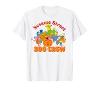 Sesame Street Halloween Boo Crew Trick Treat Scary Retro Fun T-Shirt