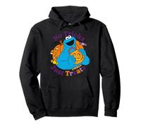 Sesame Street Halloween Cookie Monster Trick Treat Fun Retro Pullover Hoodie