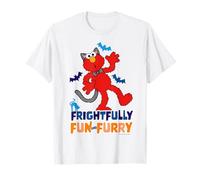 Sesame Street Halloween Elmo Scary Fright Fun Classic Furry T-Shirt