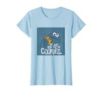 Sesame Street Here For The Cookies Cookie Monster T-Shirt