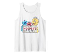 Sesame Street Hooper's Store Cookie Monster, Elmo, Big Bird Tank Top
