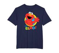 Sesame Street Its Elmo T-Shirt, Men's Big and Tall, Navy Blue, 3X Tall