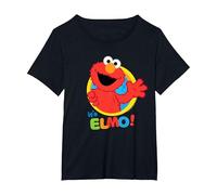 Sesame Street Its Elmo T-Shirt, Women's Plus, Black, 3X